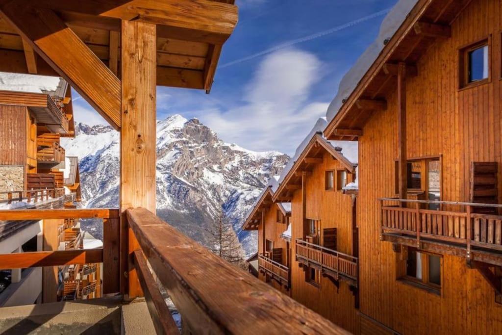 Chalet 4 Pers. Piscine Et Literie Toute Neuve. Puy-Saint-Vincent Esterno foto