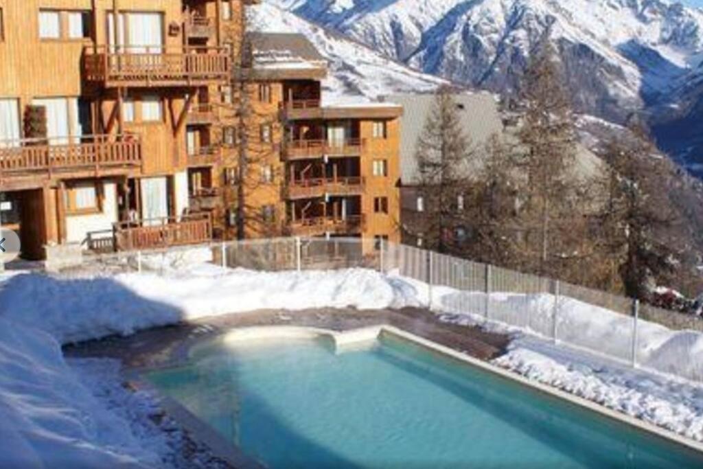 Chalet 4 Pers. Piscine Et Literie Toute Neuve. Puy-Saint-Vincent Esterno foto