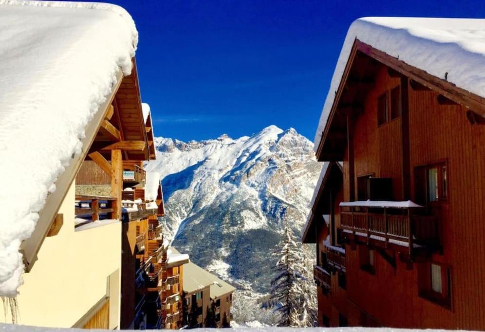 Chalet 4 Pers. Piscine Et Literie Toute Neuve. Puy-Saint-Vincent Esterno foto