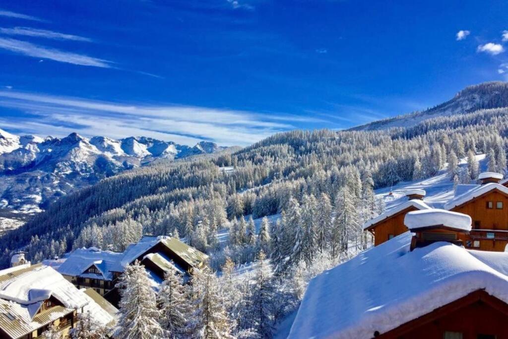 Chalet 4 Pers. Piscine Et Literie Toute Neuve. Puy-Saint-Vincent Esterno foto